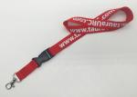 Popular custom silk-screen polyester lanyard printed key lanyards