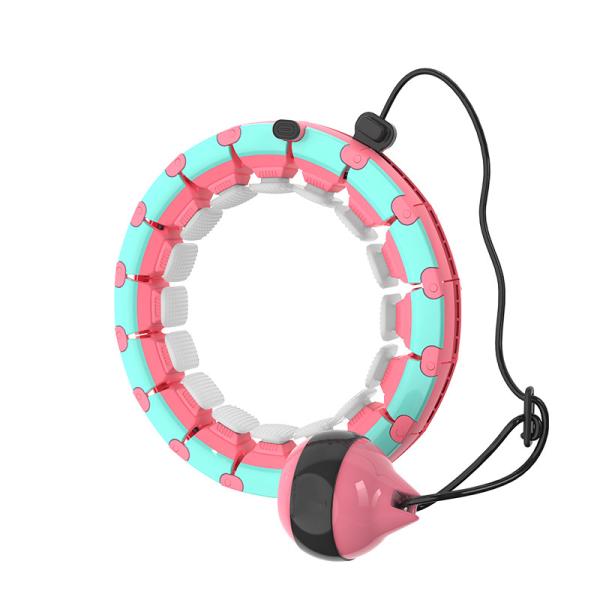 Quality Silicone ABS Weighted Intelligent Hula Hoop Adjustable Size for sale