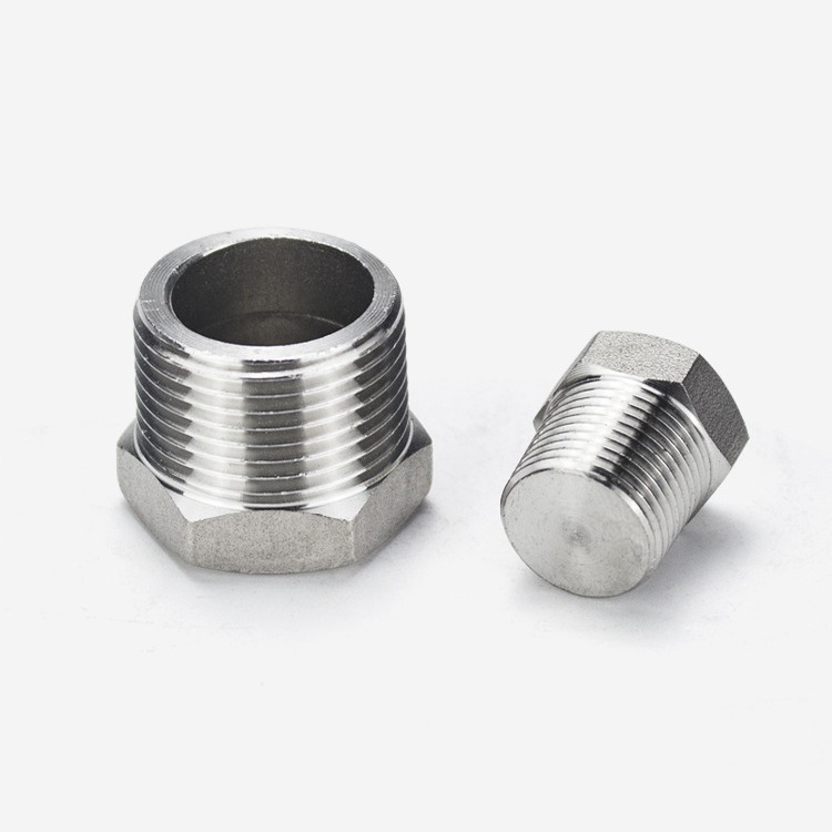 Male Connectivity Durable 1/2" NPT Plug in Lightweight Aluminum Equal Shape for Sanitary Casting Technic OEM Customizable