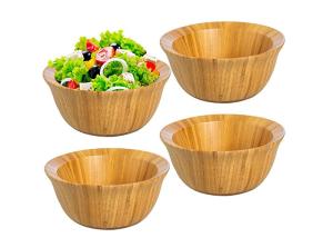 Buy cheap Set of Four FDA Approval Large Organic Bamboo Salad Set Wholesale product