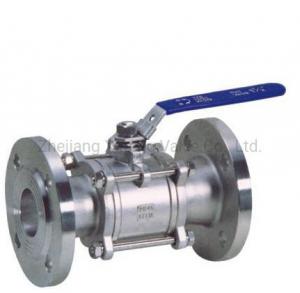 China Temperature Normal Temperature Floating Ball Valve 3PC Stainless Steel Flange API Q41F on sale