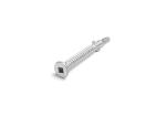 10G x 1-1/2 In. Countersunk Zinc Plated Self Drilling Screws 38mm #2 Square Wing