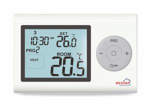 China Wall Hung Digital Programmable Thermostat , Water Boiler Heating Room Thermostat on sale