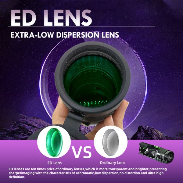 12x56 High Powered HD Waterproof Mobile Phone Telescope Monocular For Hunting