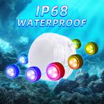 Small Submersible LED Lights Mini Waterproof RGB LED Tea Lights Candles Party