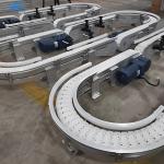 Flexible Bottle Chain Conveyor Systems with Adjustable Speed up to 30m/min