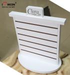 Merchandising Pop Counter Display Racks , Slatwall Spinner Display Rack No Hooks