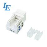 Silver Utp Cat6 Keystone Jack , Tin Plated Keystone Data Jack Long - Term Usage