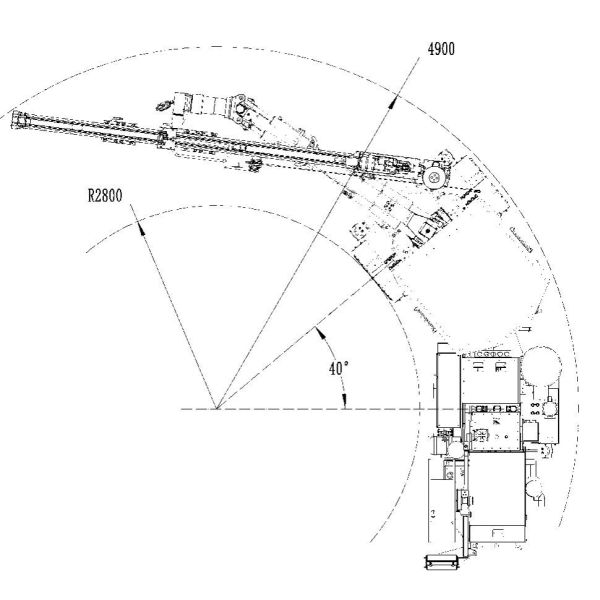 CYTJ102(A)Face Drilling Machine Underground Single Boom Drilling Rig