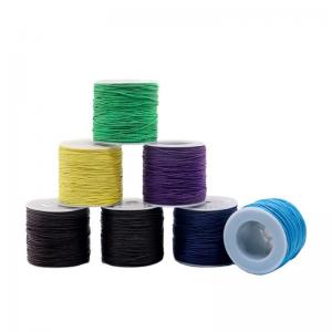 Buy cheap 200 Colors 1mm Sewing Stitching Cotton Waxed Thread Cord for Leather Crafting Supplies product