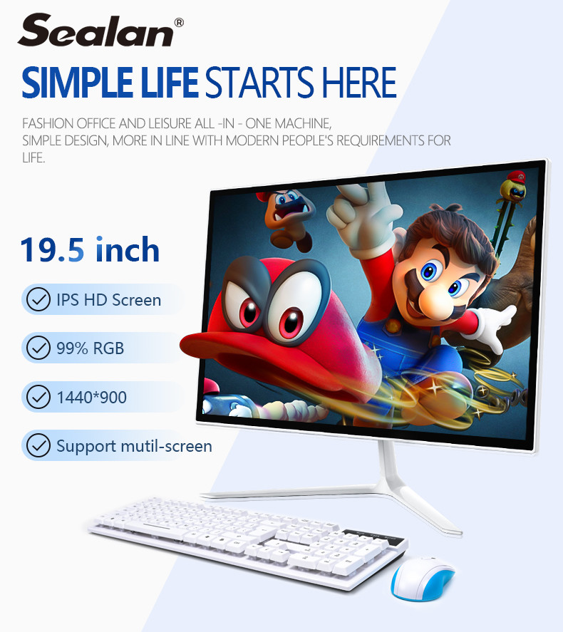 I5 460 Gaming Desktop Computers PC All In One Core I5 For Office