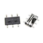 Slide Switch,2Position SMD 2p2t Panel Mount Sliding Switch, Vertical Push Tact