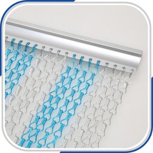 Non-fading anodising aluminum chain curtain
