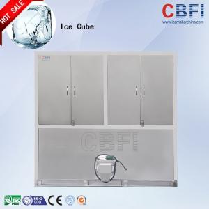 China CBFI 1 - 20 ton Stainless Steel Ice Cube Maker Machine For Food Processing factory on sale