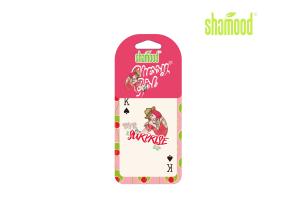 Playing Card Shape Odm Shamood Hanging Car Perfume