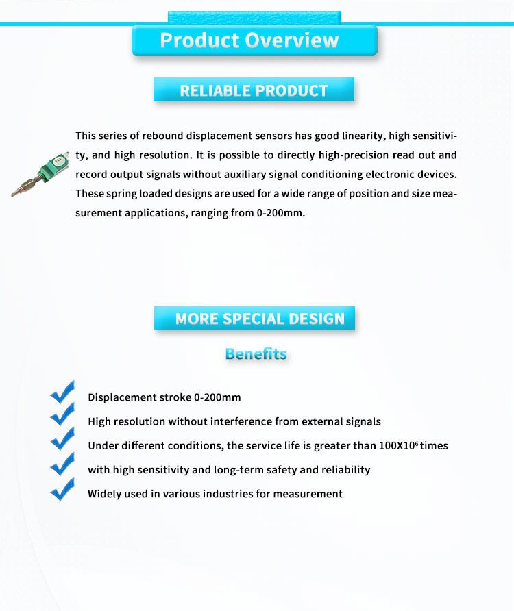 UNIVO LVDT Position Linear Displacement Sensors O4Y Aviation Automobile
