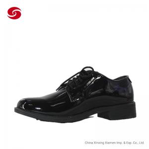China Glossy Leather Military Officer Shoes on sale