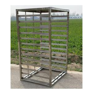Bakery Bread Folding Cooling Tray Rack Trolley 304 Stainless Steel