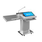 Portable Auditorium Smart Podium With 32" Front Screen / Height Adjustable