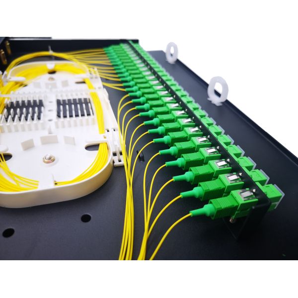 Metal 1U 24 Port SC ST ODF Rack Mount Patch Panels