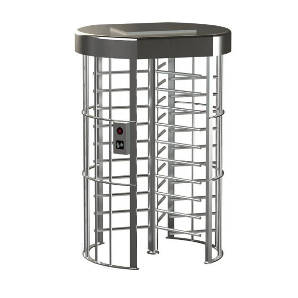 Quality Single Lane Full Height Turnstile Gate Fingerprint Card Access Control for sale