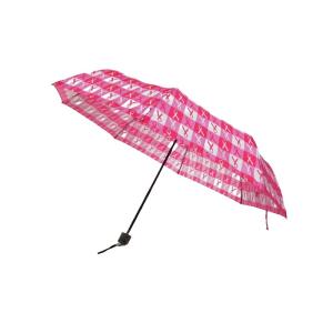 Compact Lightweight Auto Open Travel Umbrella With Durable Metal Shaft