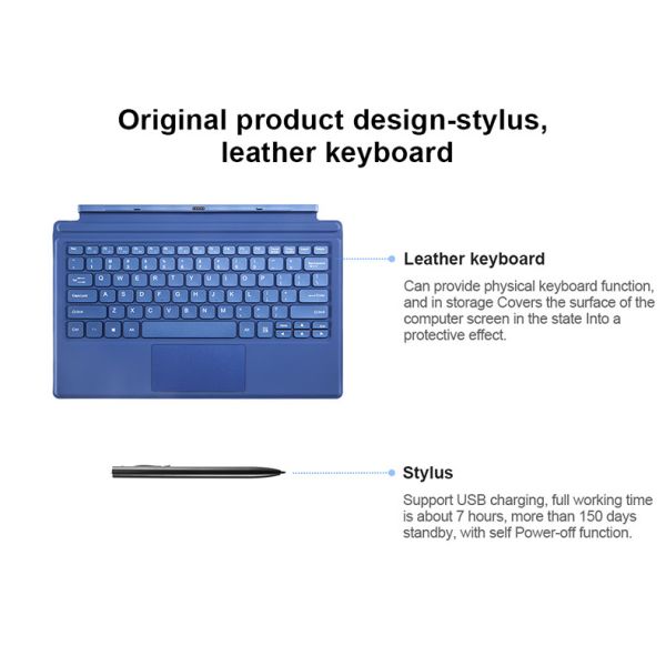Windows 11 Touchscreen 2 In 1 Laptop Tablet With Pen Detachable Keyboard