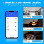 Glomarket Smart Wifi Brazil Standard Smart Home Tuya Smart 4 Gang Switch And