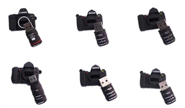 Quality Promotional USB Flash Drive Cartoon Silicone Camera USB Flash Memory for sale