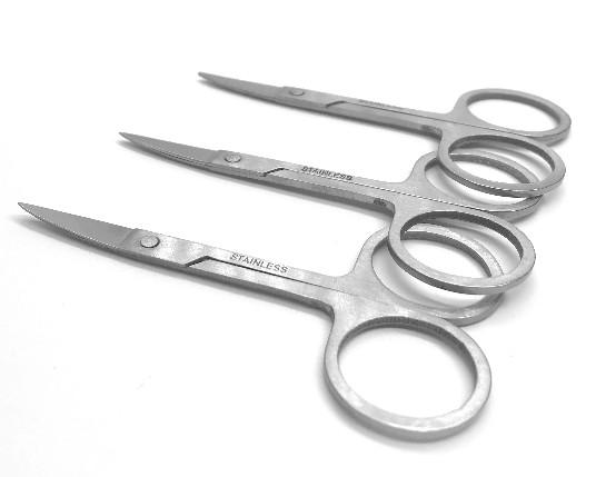 Quality Beauty Cosmetic Eyelash Extension Tools Mini Eyebrow Trimming Scissors for sale