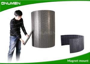 China 360 Degree Curved LED Screen Indoor / Advertising Digital Cylinder LED Display P6 Mm on sale