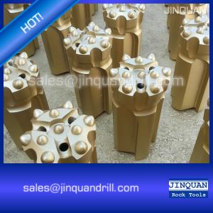 Buy cheap T38 64mm 76mm 89mm Tungsten Carbide Button Bits - Ballistic or Spherical Button Drill Bit product