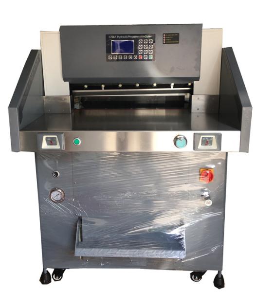 Quality 220V Fully Automatic Paper Cutting Machine 670mm Automatic Guillotine Paper Cutter for sale
