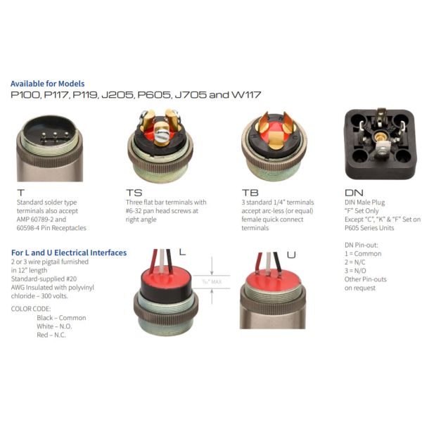 9000 PSIG High Accuracy Pressure Switch Viton P605 Stainless High Set Point