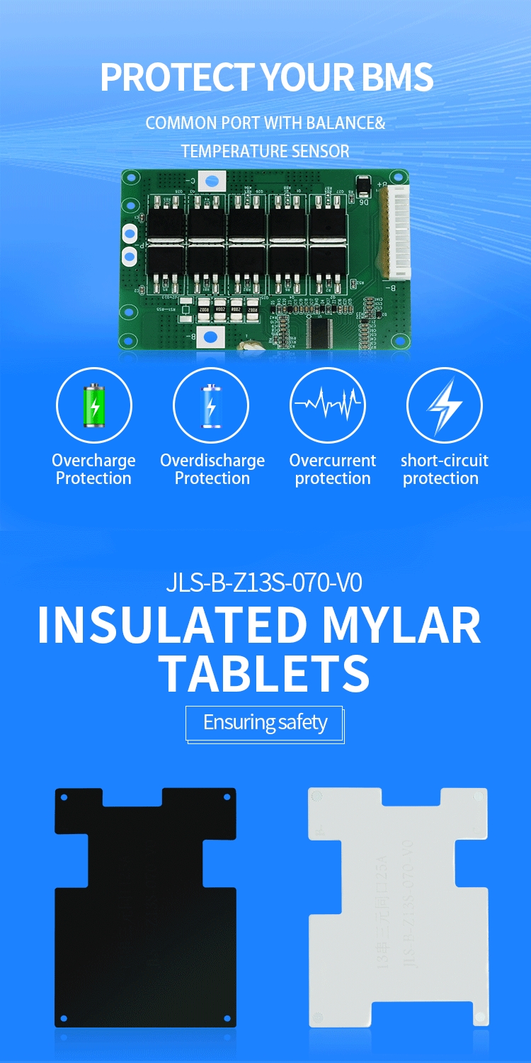 JLS LFP: High-Efficiency Electric Vehicle Pcba Lifepo4 Lithium Battery Ev Bms - 4S 12V with 10A-100Ah Management System (10A, 15A, 20A, 30A, 40A, 50A,