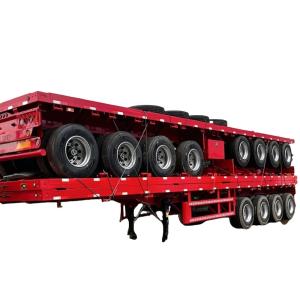 Buy cheap Factory Customization 40ft Flatbed Semi Trailer 2 Axles 3 Axles 4 Axles Dolly Tractor Chassis For Connecting product