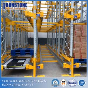 Buy cheap Battery Powered Warehouse Radio Shuttle Pallet Racking System With Significant Efficiency Gains product