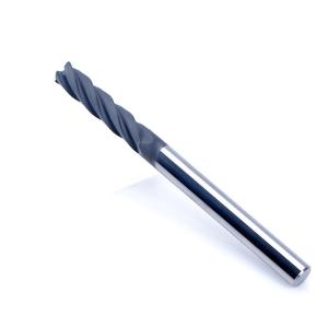 China Diamond Coated Round Nose Tungsten Carbide Milling Cutters For Graphite Machining on sale