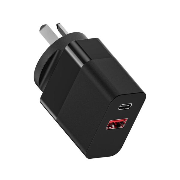 Quality Dual Port Fast Charging Type C Wall Plug Adapter 25W for Samsung Galaxy for sale