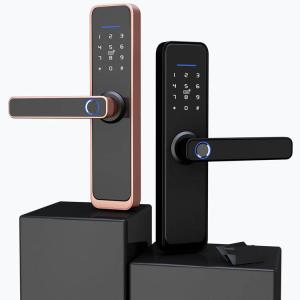 Biometric Fingerprint Bluetooth Smart Door Locks Tuya App Controlled Door Lock