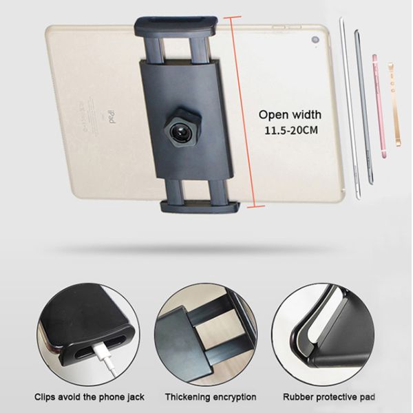 Universal Selfie Ring Light With Flexible Mobile Phone Holder Lazy Bracket Desk Lamp LED Light For Live Stream Office