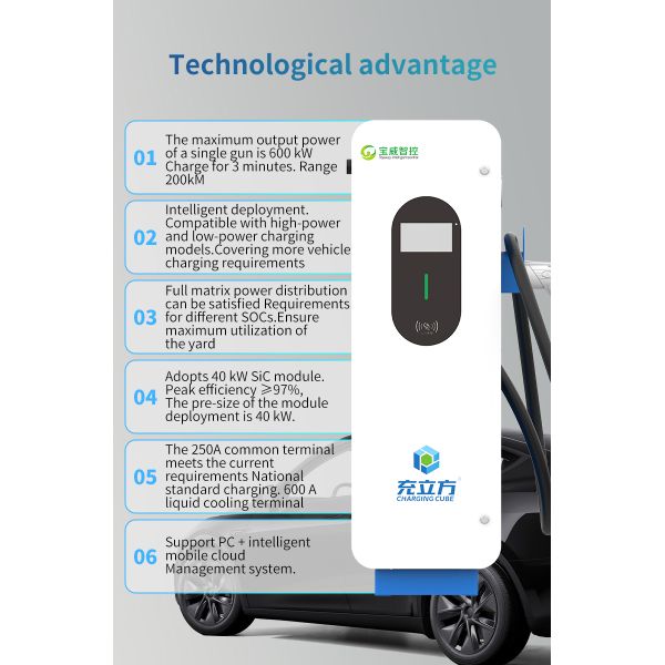 720KW Modular Intelligent EV Charging Station Flexible Power Sharing PDU Design
