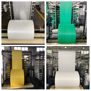 Buy cheap Customized Pp Woven Fabric Rolls Polypropylene Bag Roll For Cement Tube Sand Bags product