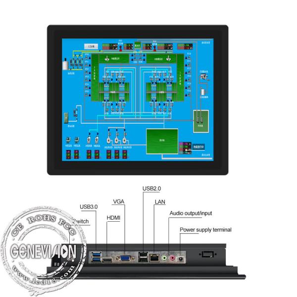 Quality 8-24" Open Frame Embodded Touch Screen Industrial Android & Windows Lcd Monitor for sale