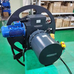 China 250A 100m Spring Return Cable Reel Motorized Cable Drum ROHS For Bridge on sale