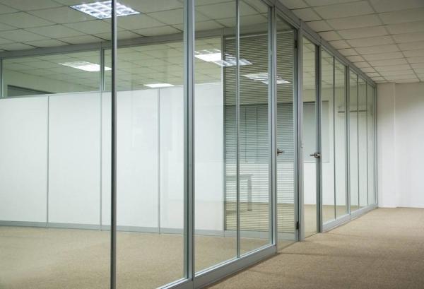 Quality Custom Waterproof Aluminum Glass Office Partitions With Clear / Frosted Glass for sale