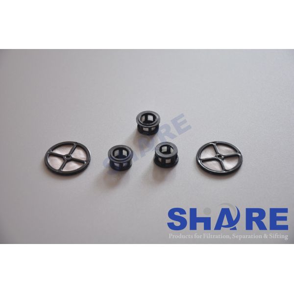 High Precision Laser Cut Filter Mesh Disc Pieces For Insert Molding