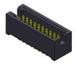 Electronics Box Header Connector 1.27mm Dual Row R/A Dip Type