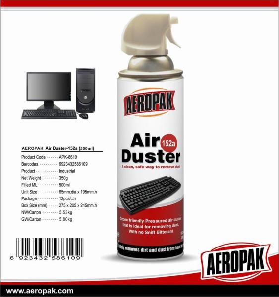 Quality Aeropak Portable Moisture Free Air Dusters H152a For Computer Keyboard for sale