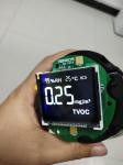 Black Color High Constrast VA LCD Display For Smart Thermostat CE ROHS